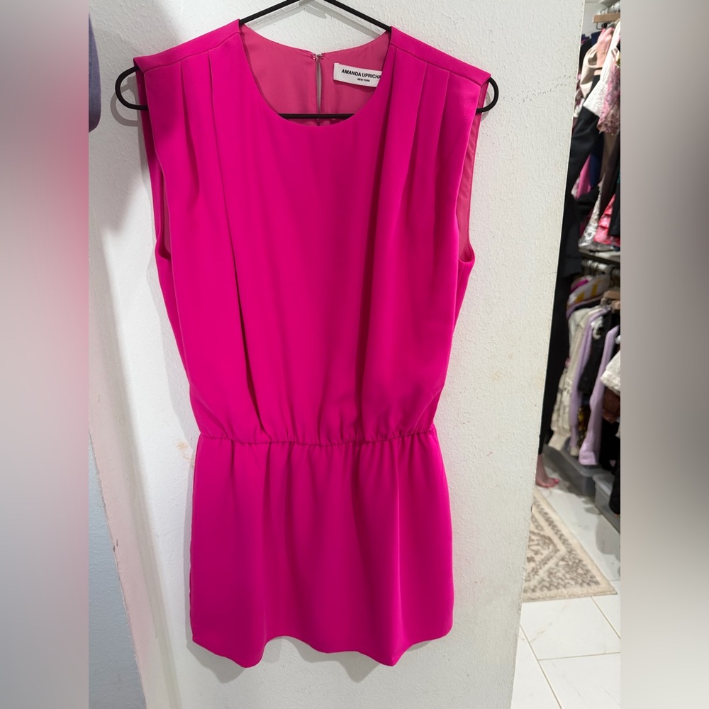 Amanda Uprichard Fuchsia Dress